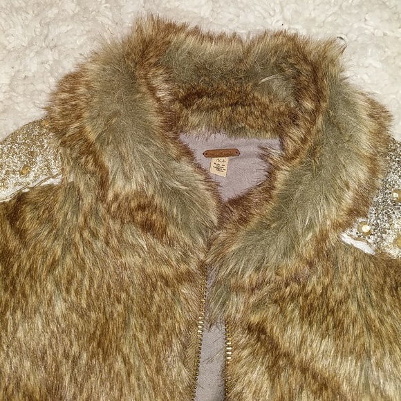 Free People Cropped Fur Jacket - Picture 4 of 6